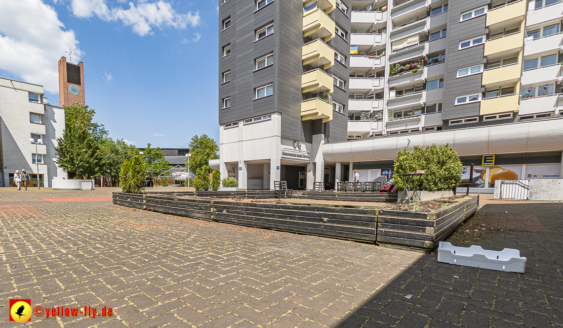 12.06.2023 - kein Grün mehr im Biergarten im Marx-Zentrum